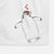 Chive the Chinstrap Penguin Decorative Hand Towel