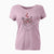 Valentine Chloe the Tabby Cat - Women's V-neck Shirt