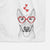 Chloe the Bull Terrier Decorative Hand Towel