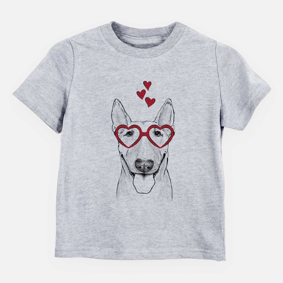 Valentine Chloe the Bull Terrier - Kids/Youth/Toddler Shirt