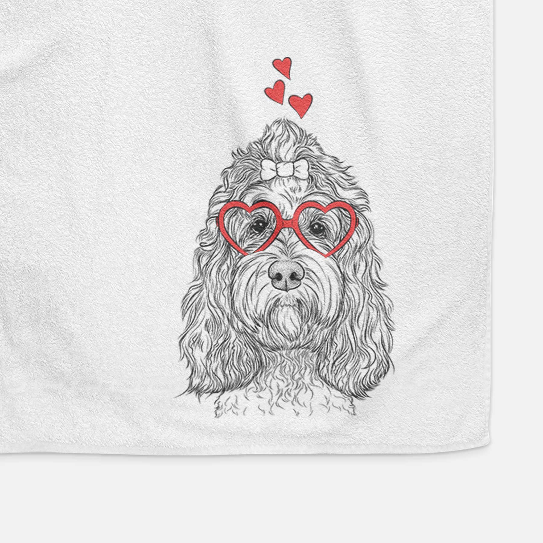 Chloe the Cockapoo Decorative Hand Towel