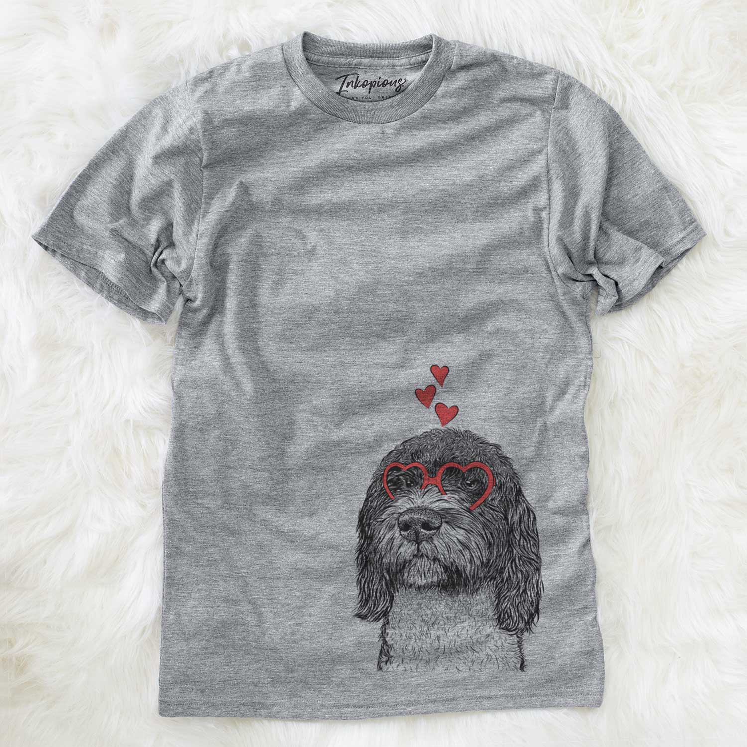 Valentine Chris the Portuguese Water Dog - Unisex Crewneck