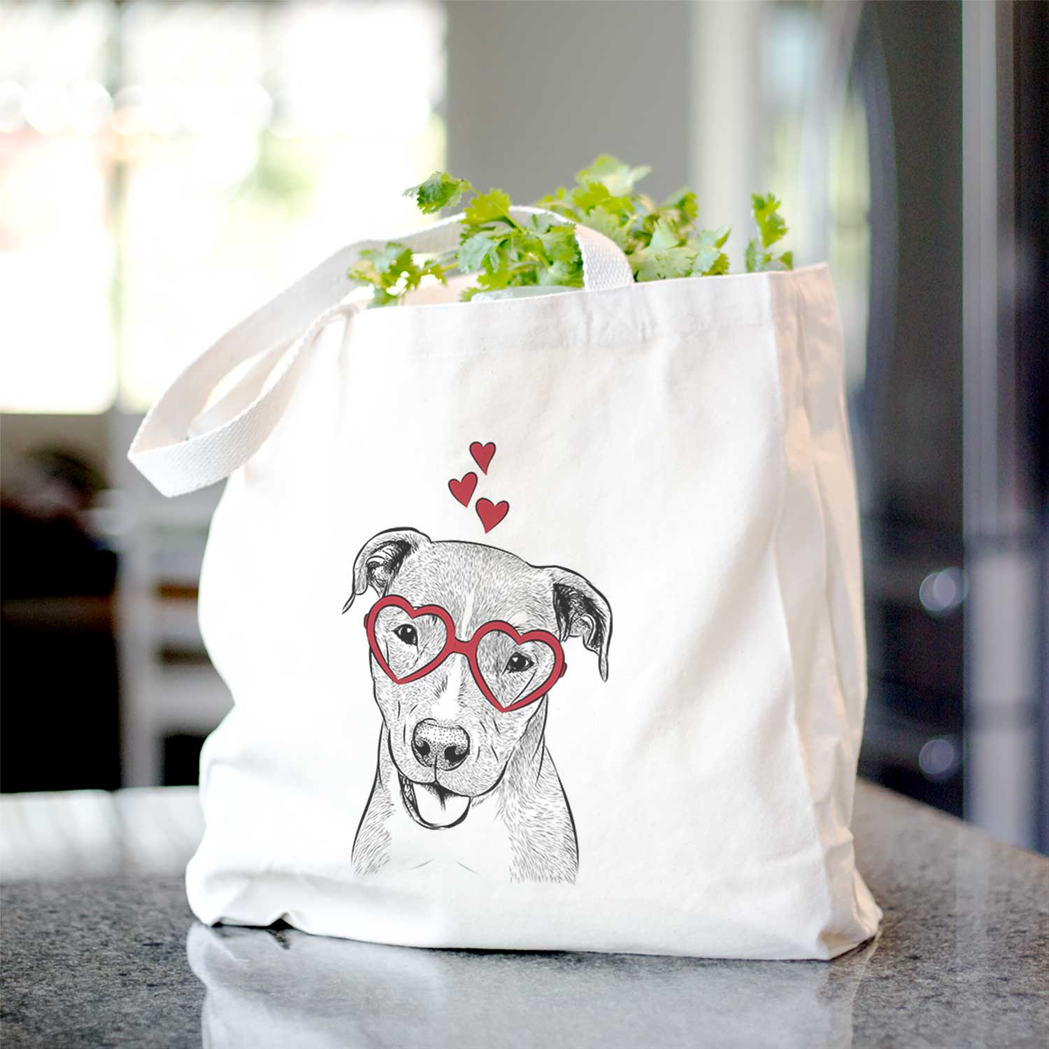 Claiborne the American Staffordshire Terrier - Tote Bag