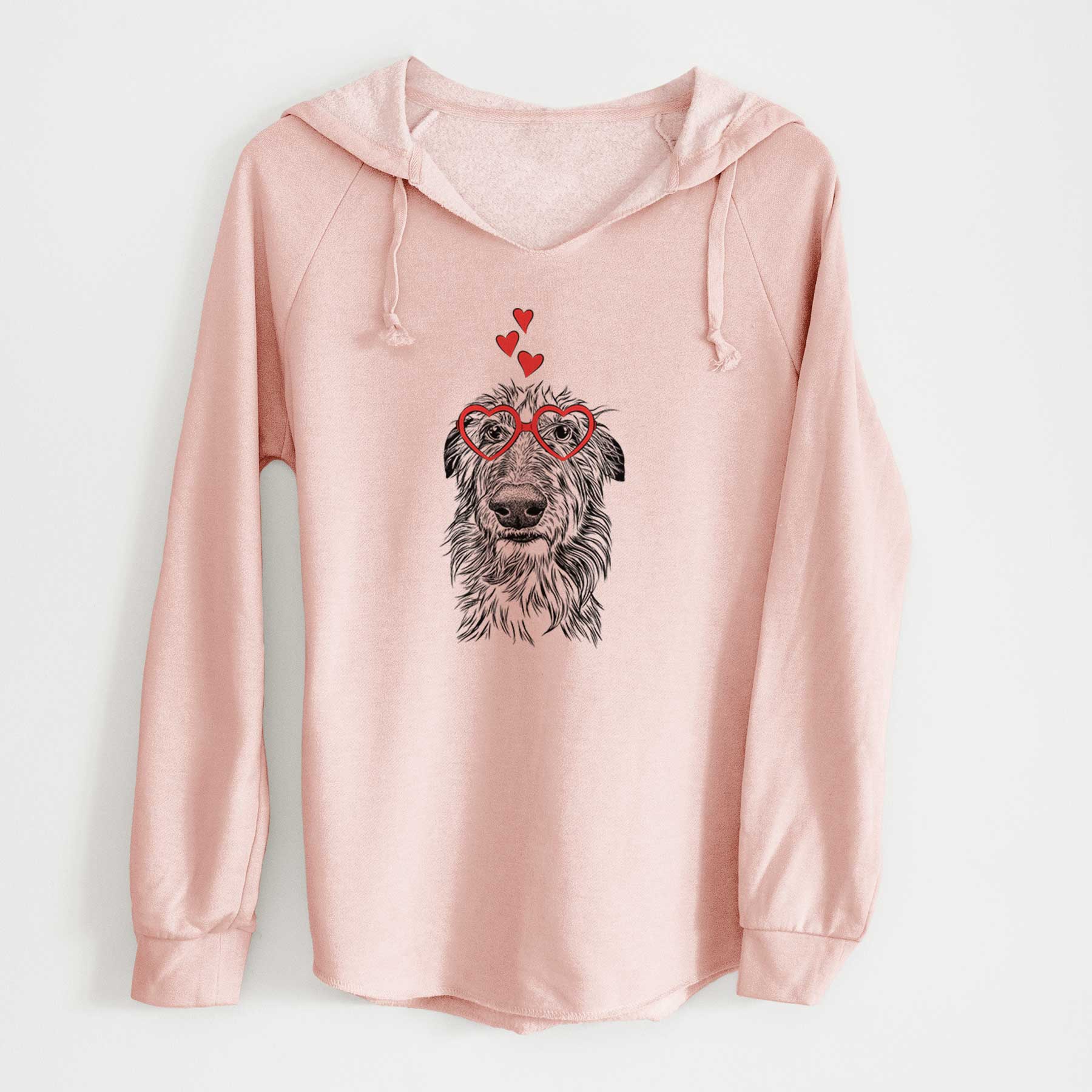 Valentine Cleod the Scottish Deerhound - Cali Wave Hooded Sweatshirt