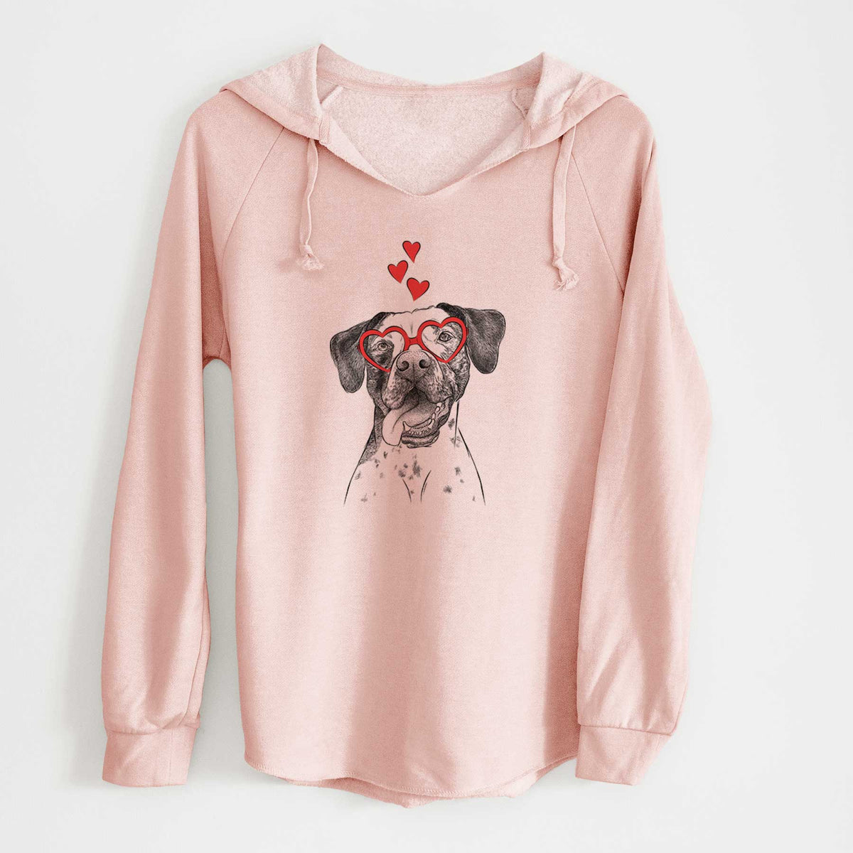 Valentine Cola the Catahoula - Cali Wave Hooded Sweatshirt