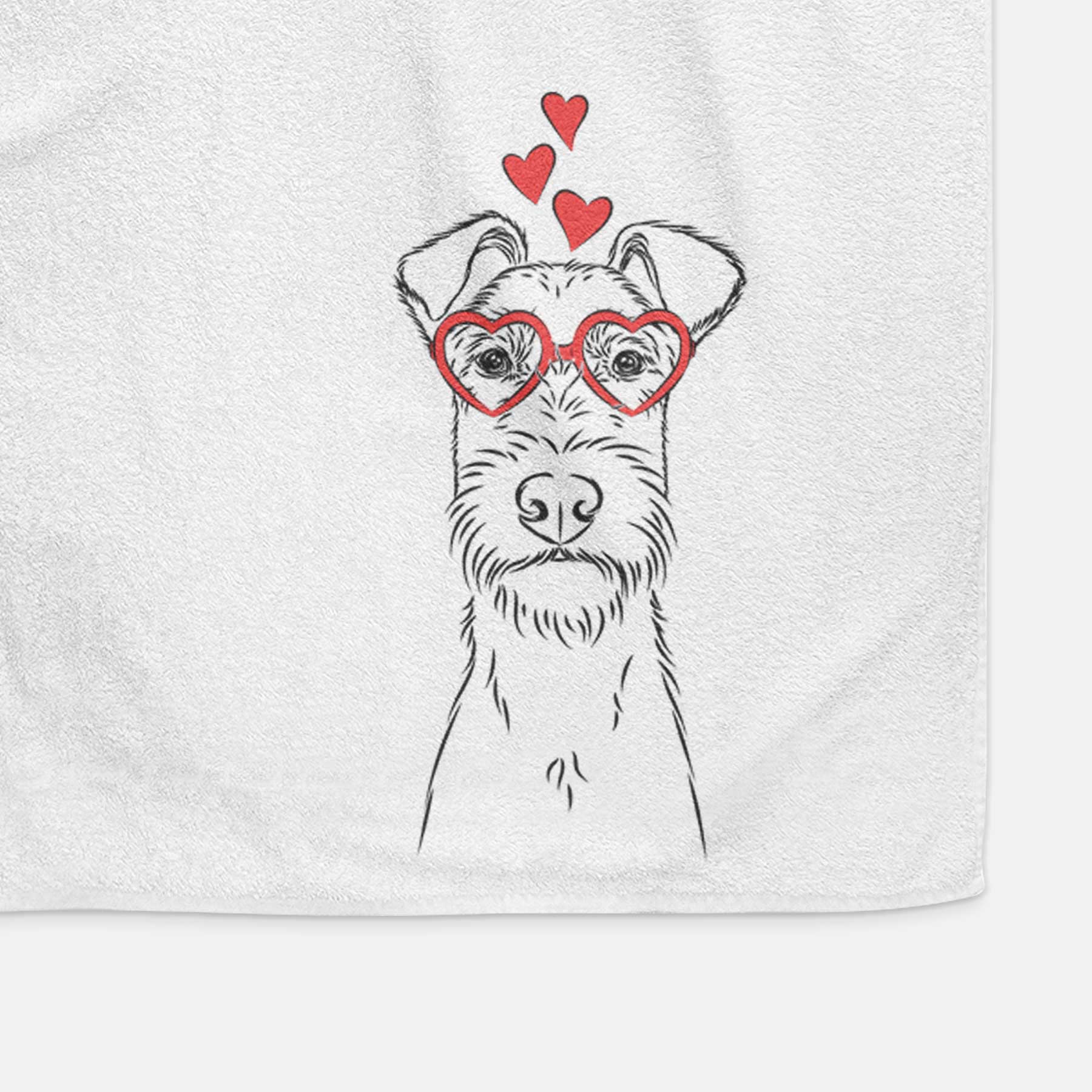 Connor the Irish Terrier Decorative Hand Towel