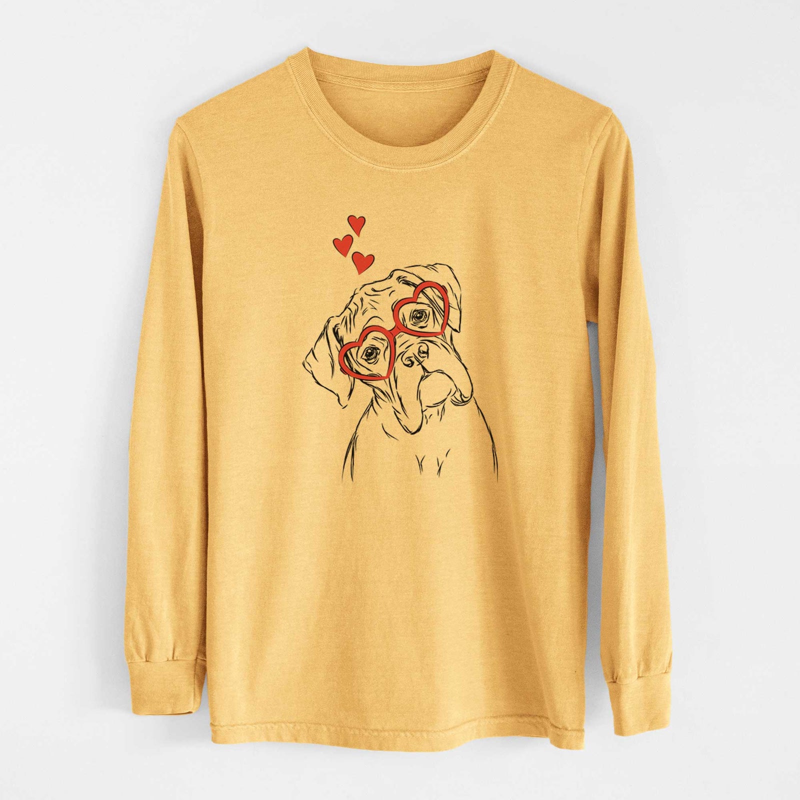 Valentine Cooper the Boxer - Heavyweight 100% Cotton Long Sleeve