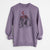 Valentine Cooper the Basset Hound - Unisex Pigment Dyed Crew Sweatshirt