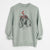 Valentine Cooper the Basset Hound - Unisex Pigment Dyed Crew Sweatshirt