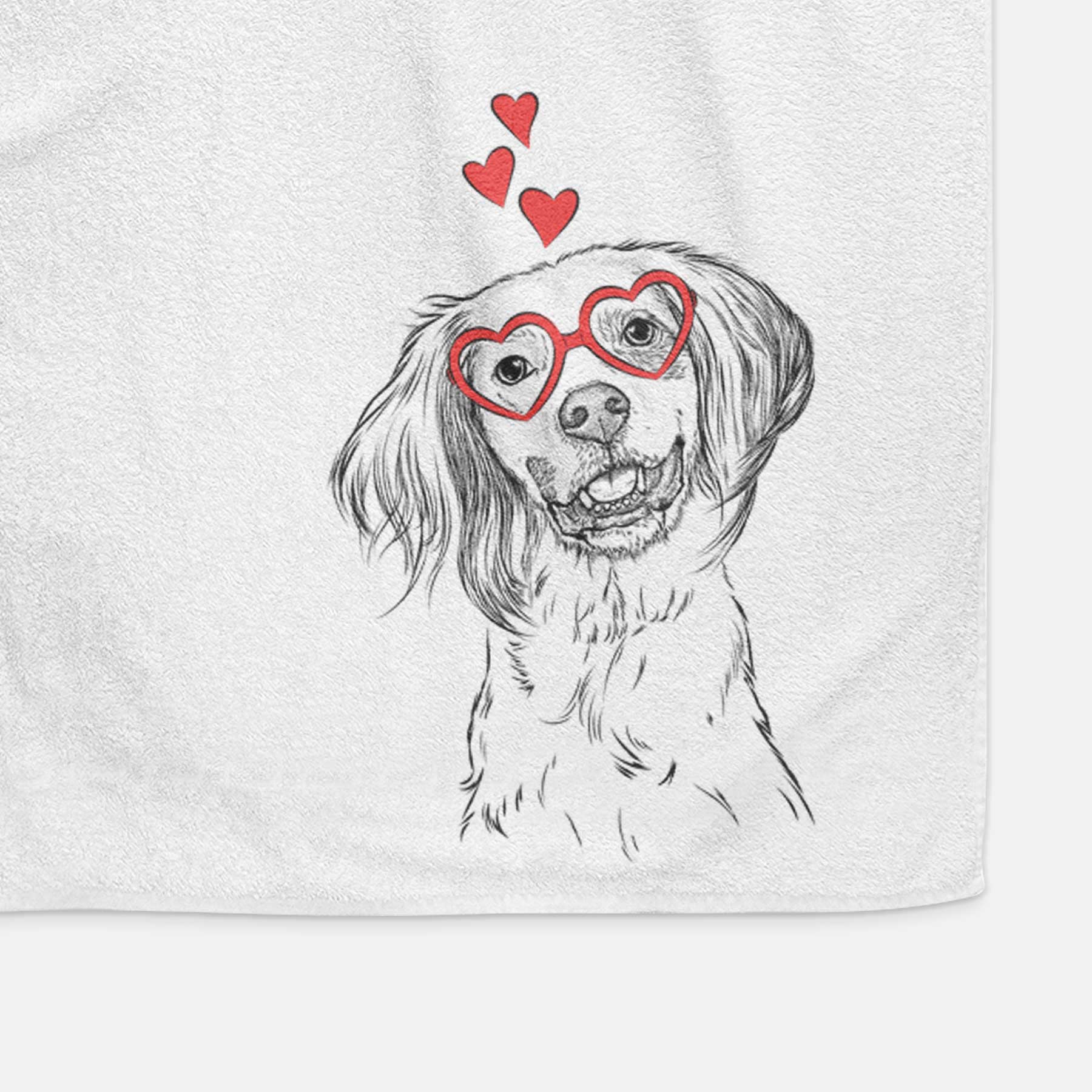 Cooper the English Setter Decorative Hand Towel