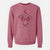 Valentine Cruz the Cow - Unisex Pigment Dyed Crew Sweatshirt