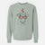 Valentine Cruz the Cow - Unisex Pigment Dyed Crew Sweatshirt