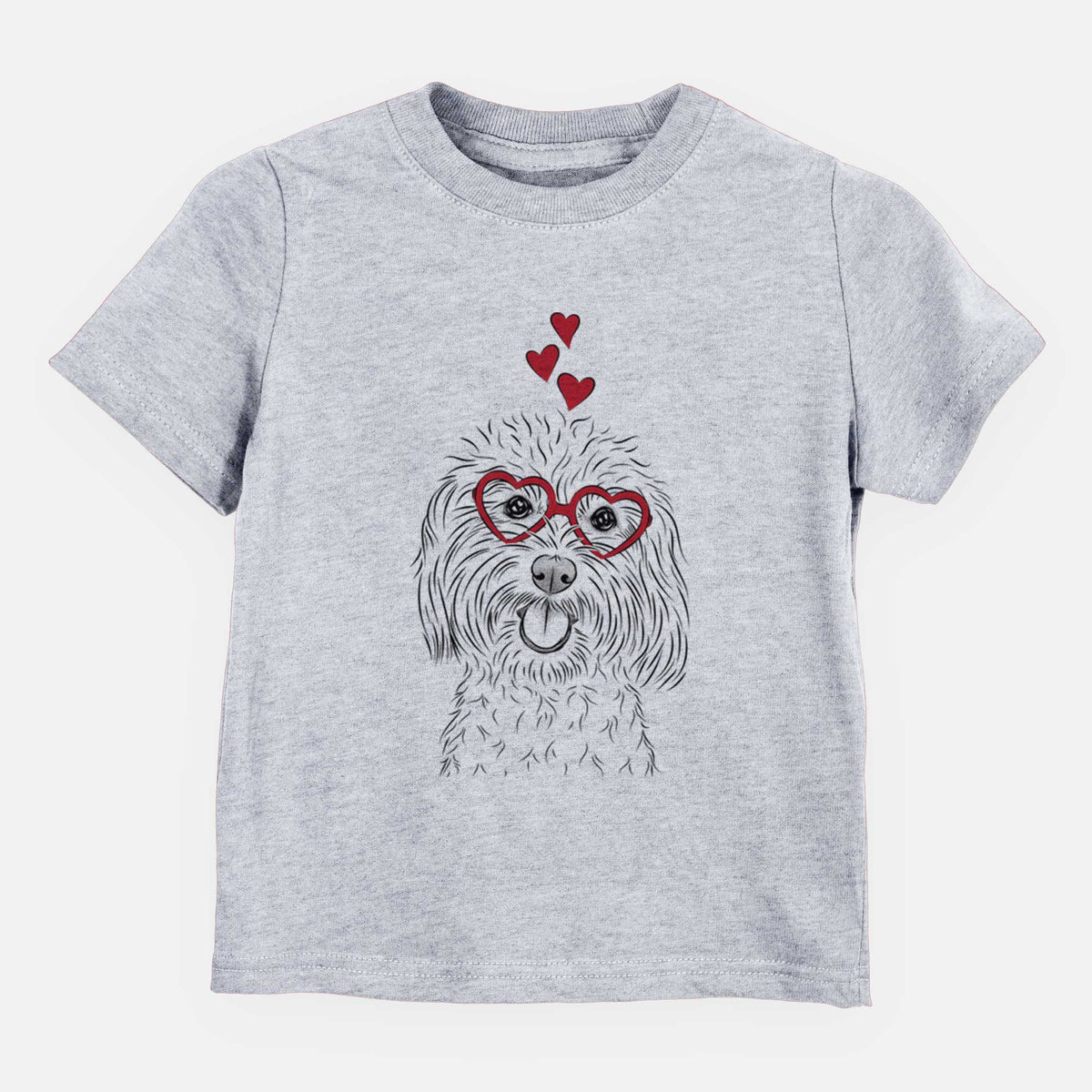 Valentine Cuddles the Coton de Tulear - Kids/Youth/Toddler Shirt