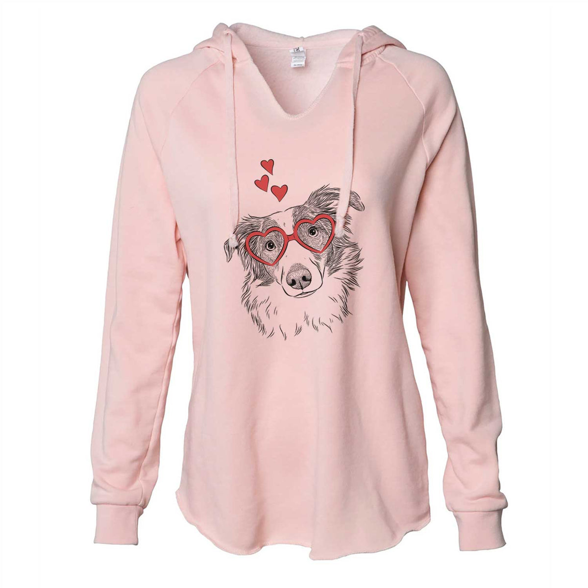 Valentine Cyclone the Australian Shepherd - Cali Wave Hooded Sweatshirt