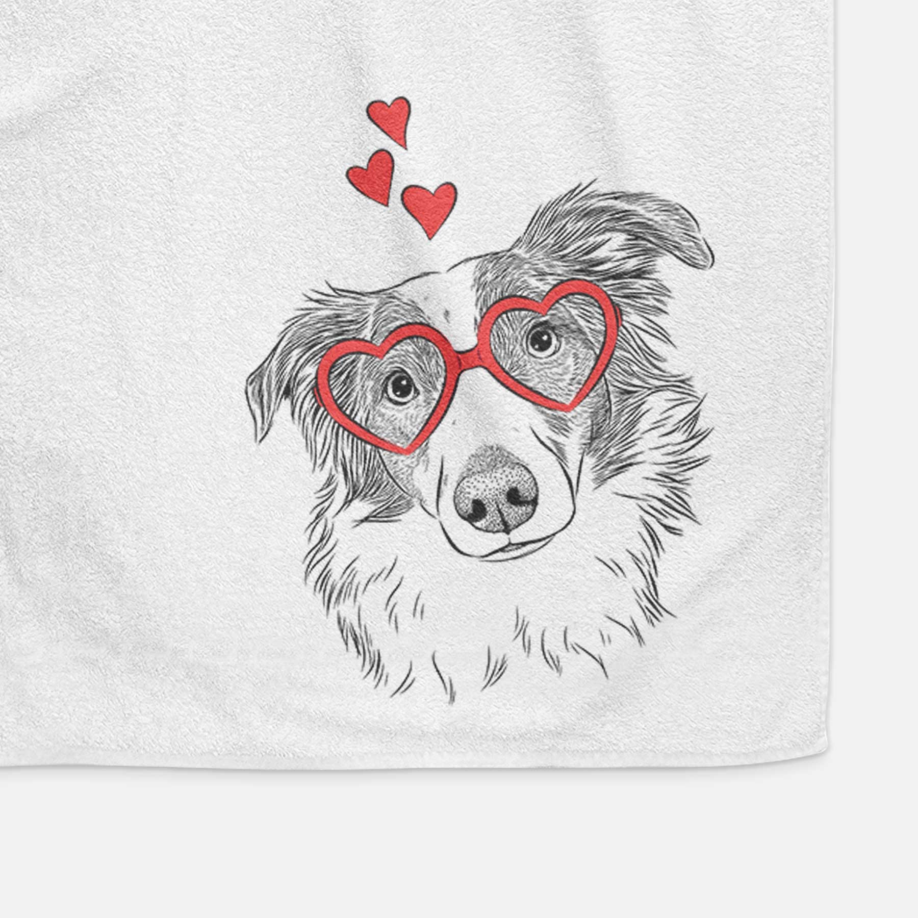 Cyclone the Australian Shepherd Decorative Hand Towel