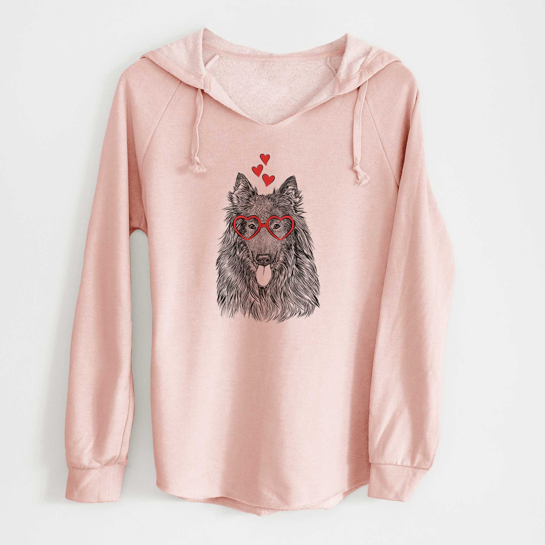 Valentine Daan the Belgian Shepherd - Cali Wave Hooded Sweatshirt