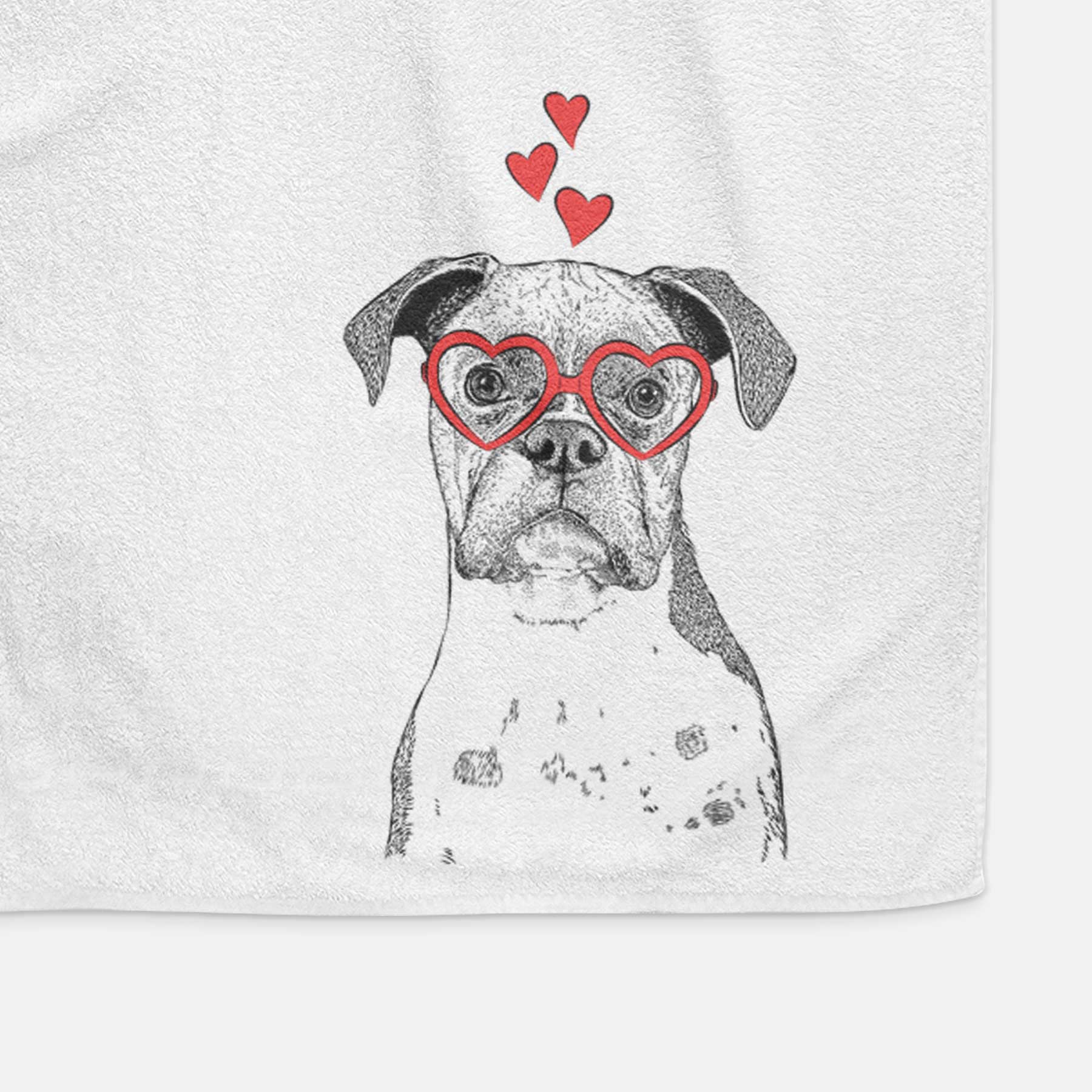 Daisy the Boxer Decorative Hand Towel