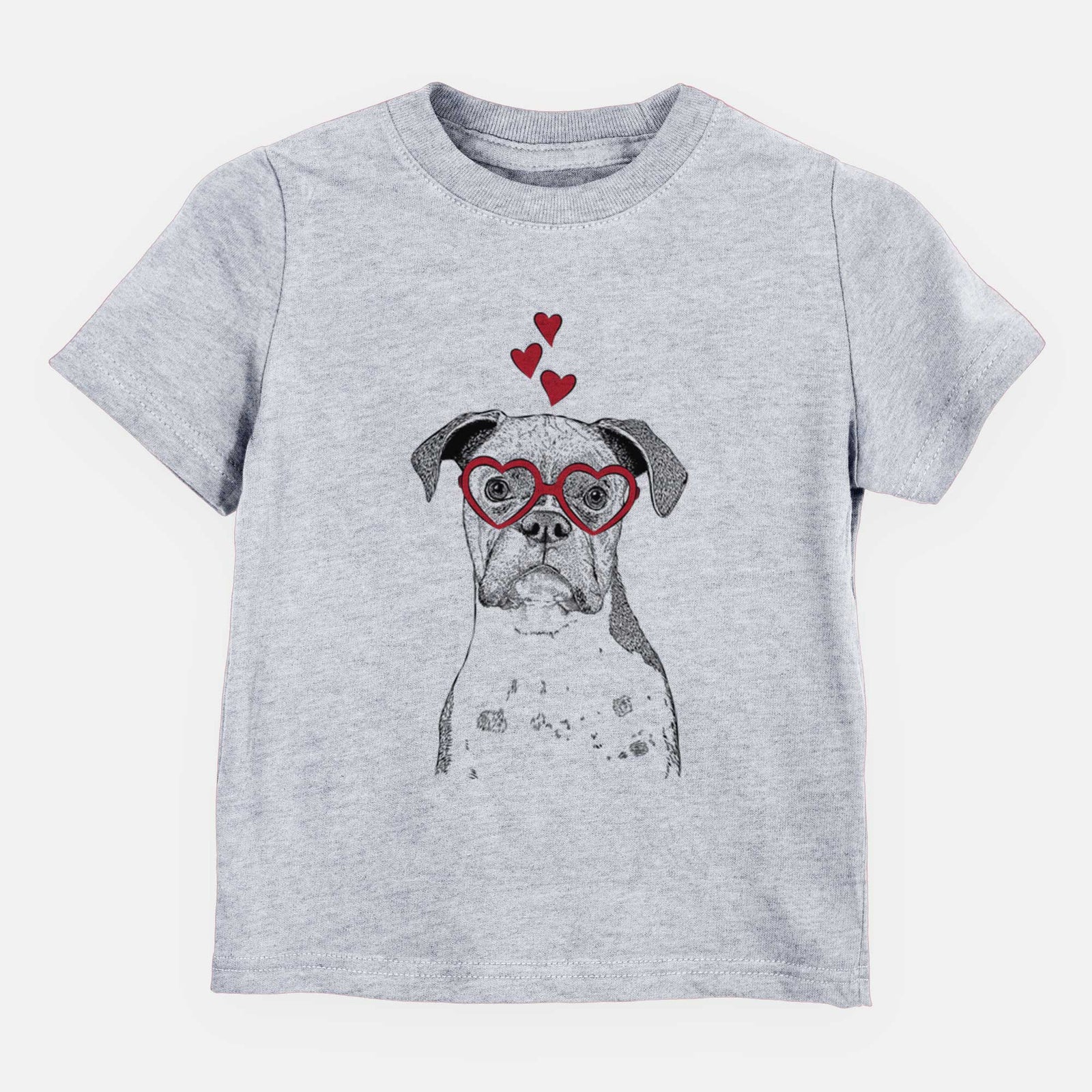 Valentine Daisy the Boxer - Kids/Youth/Toddler Shirt