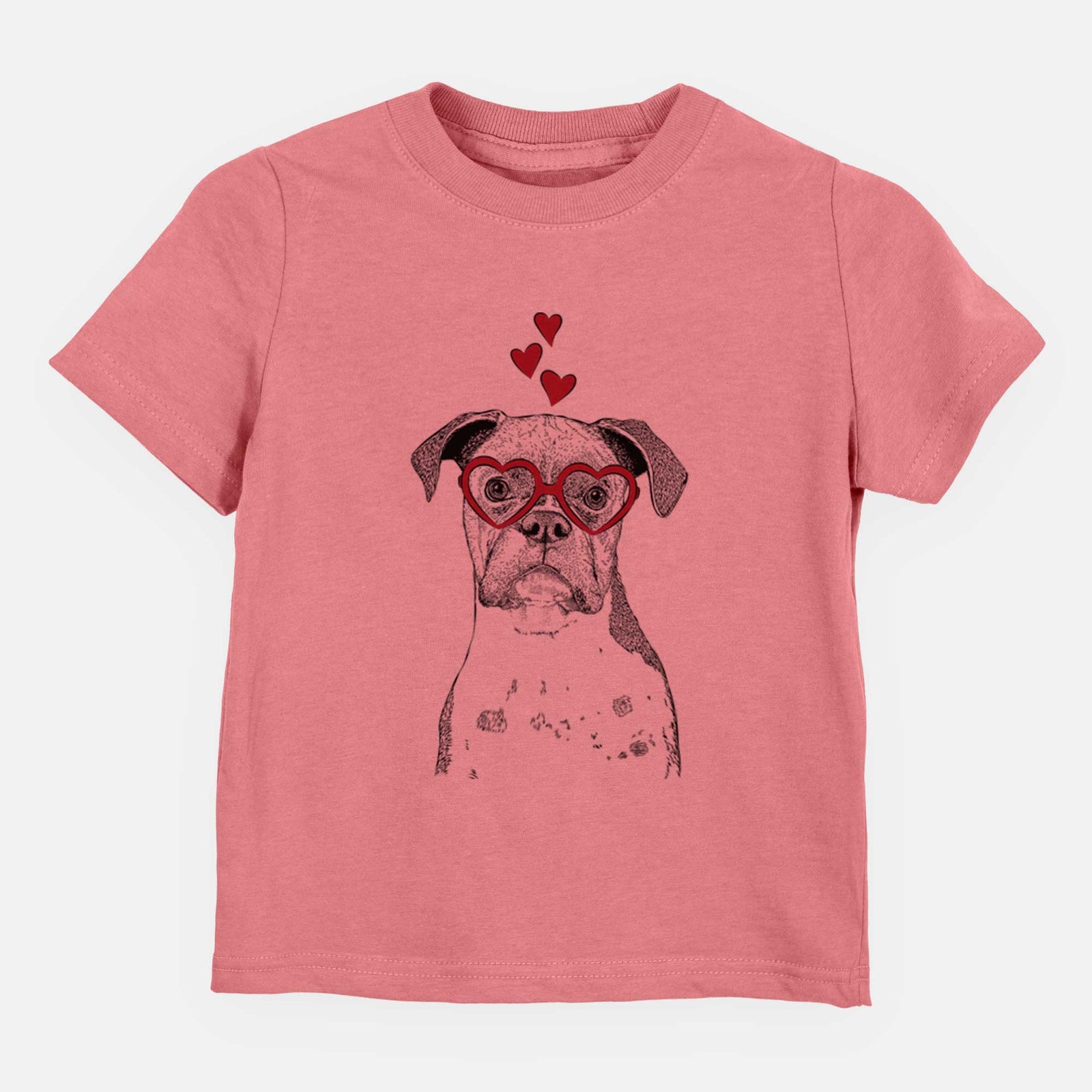 Valentine Daisy the Boxer - Kids/Youth/Toddler Shirt