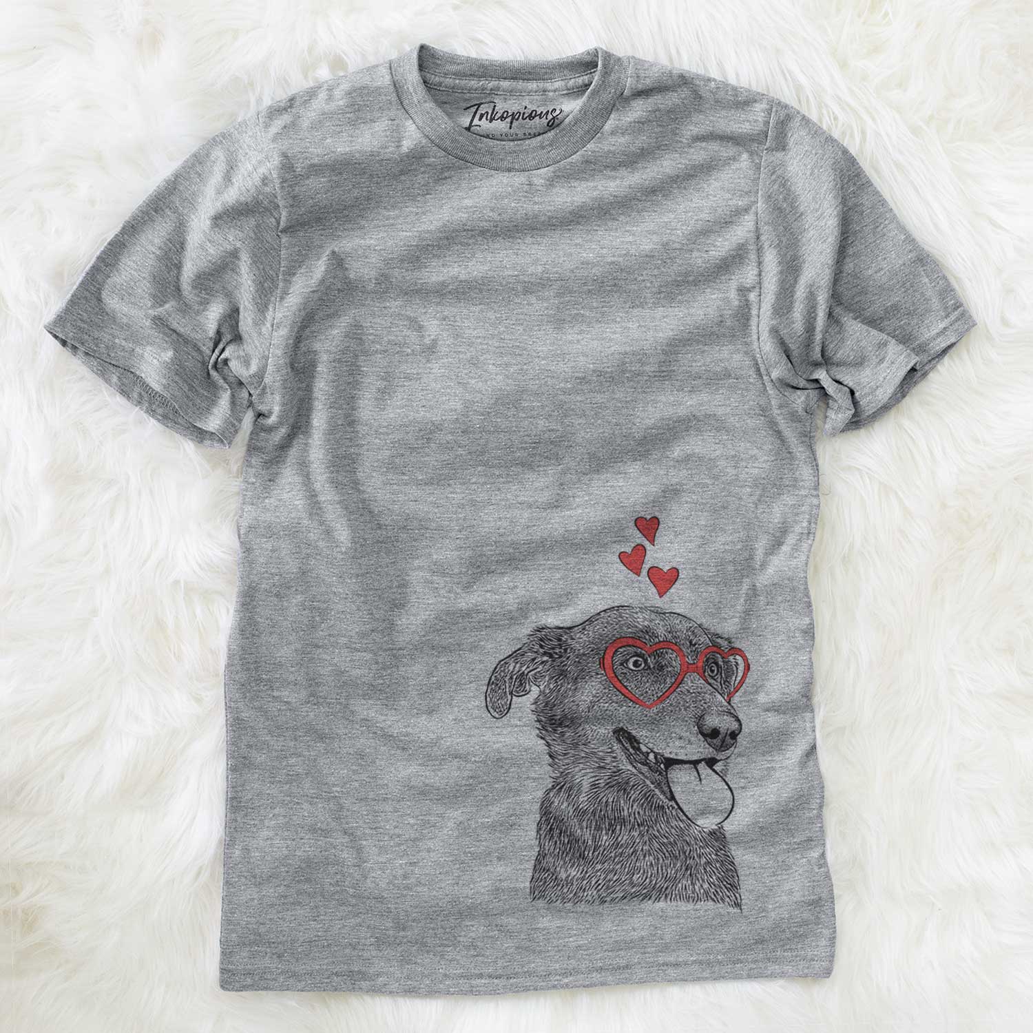 Valentine Daisy the Australian Shepherd Mix - Unisex Crewneck