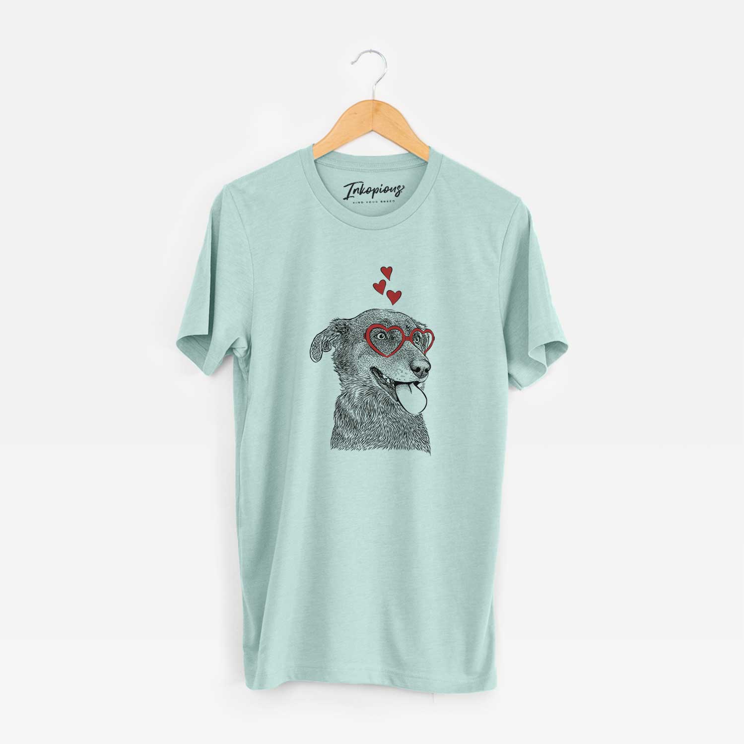 Valentine Daisy the Australian Shepherd Mix - Unisex Crewneck