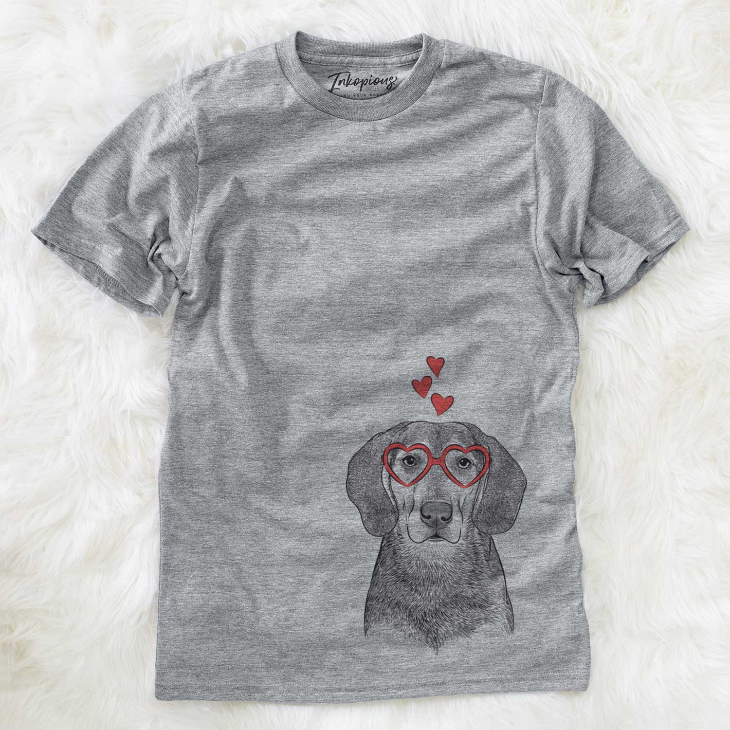 Valentine Daisy the Hound Mix - Unisex Crewneck