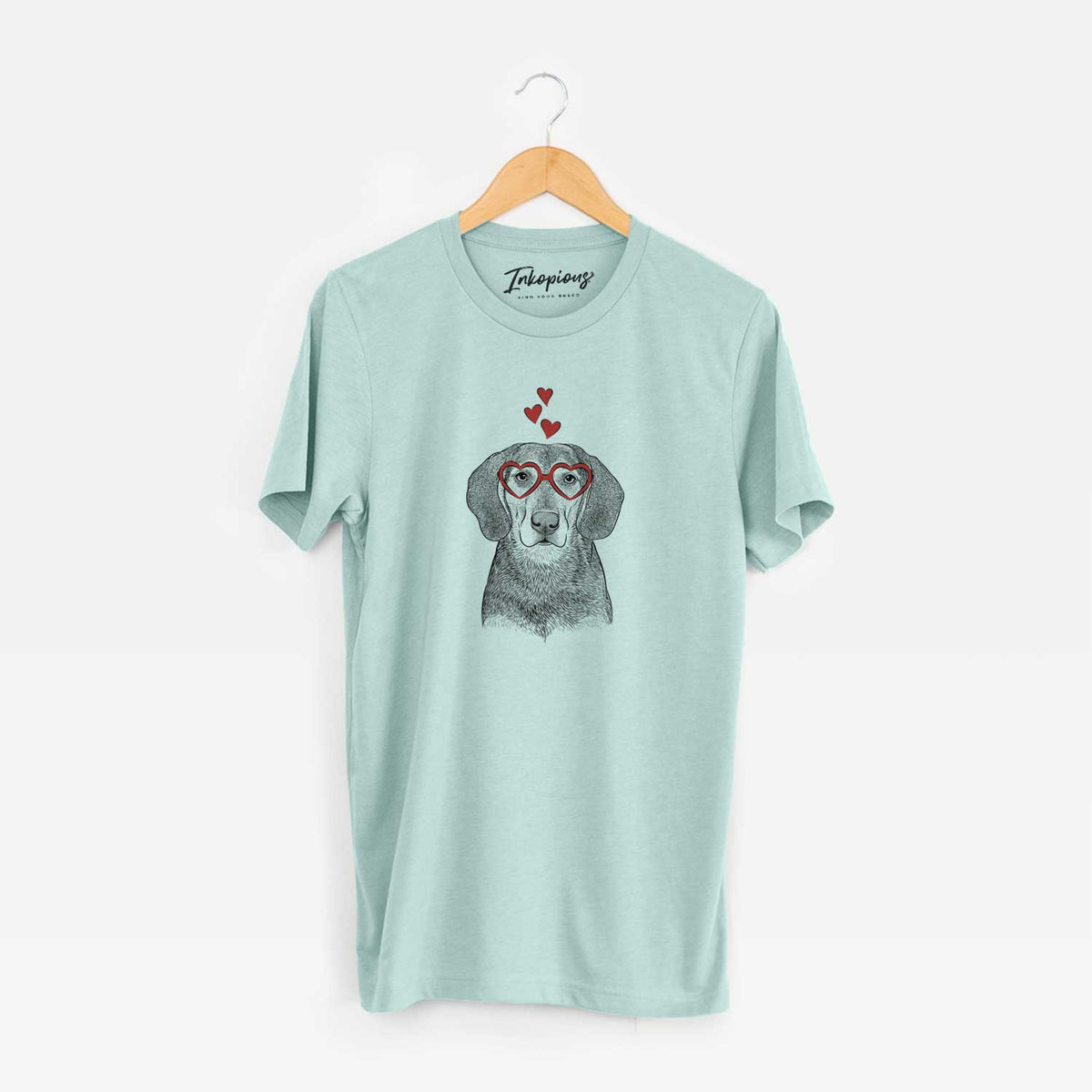 Valentine Daisy the Hound Mix - Unisex Crewneck