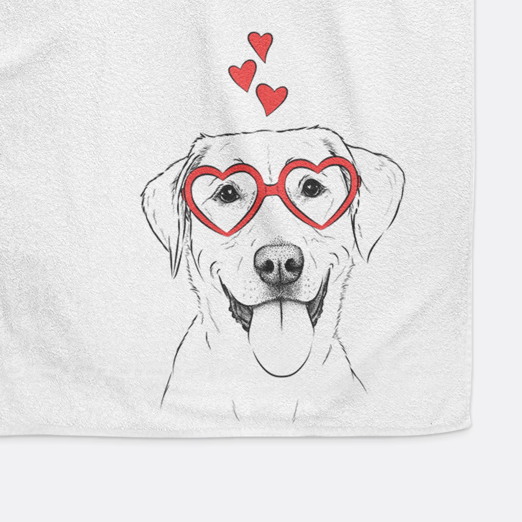 Daisy the Labrador Retriever Decorative Hand Towel