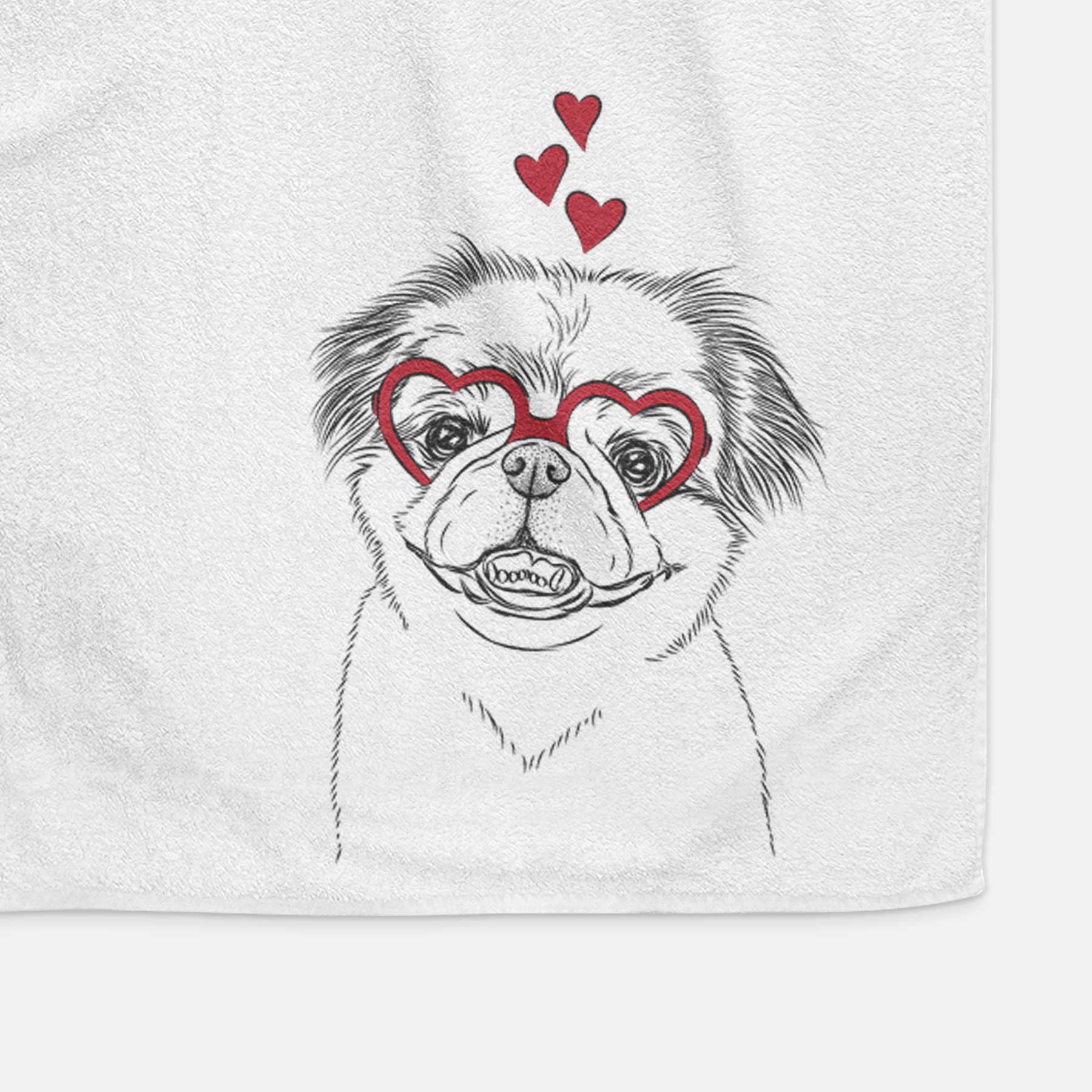 Danny the Pekingese Decorative Hand Towel