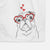 Darling Chloe the Pug Decorative Hand Towel