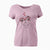 Valentine Darling Chloe the Pug - Women's V-neck Shirt