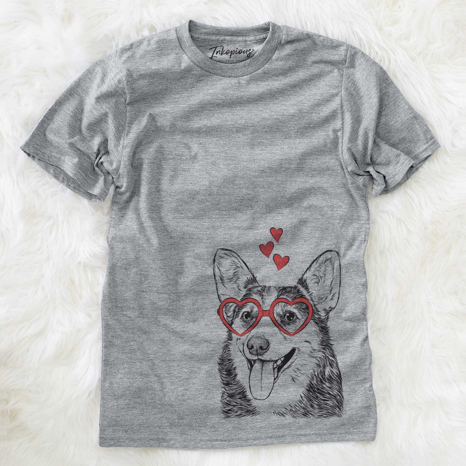Valentine Darma the Corgi - Unisex Crewneck