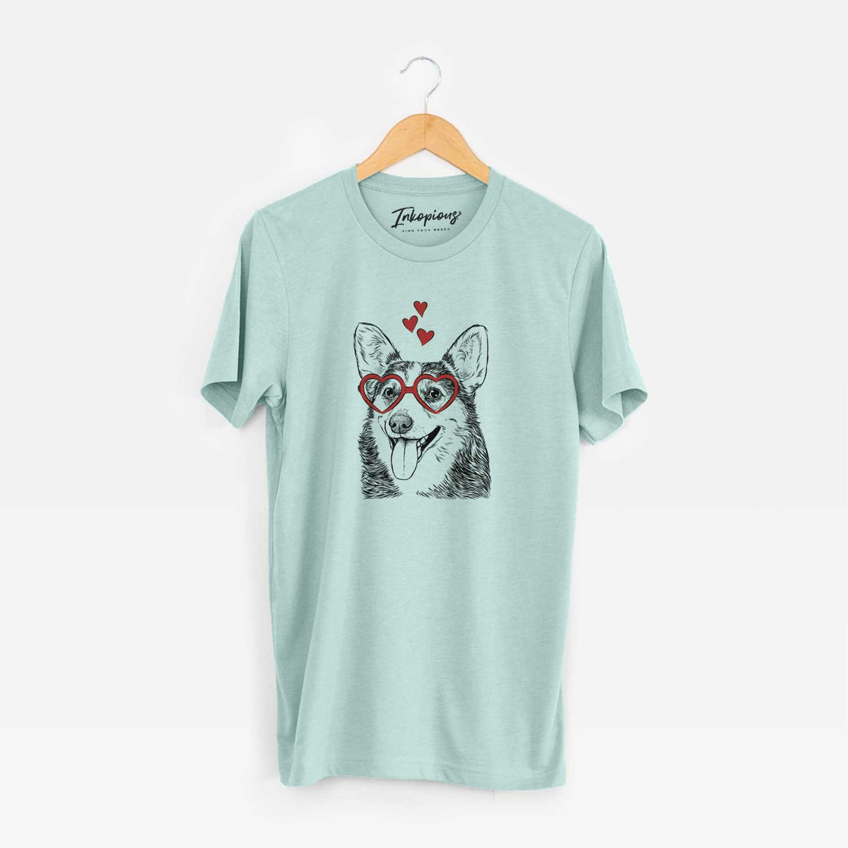Valentine Darma the Corgi - Unisex Crewneck