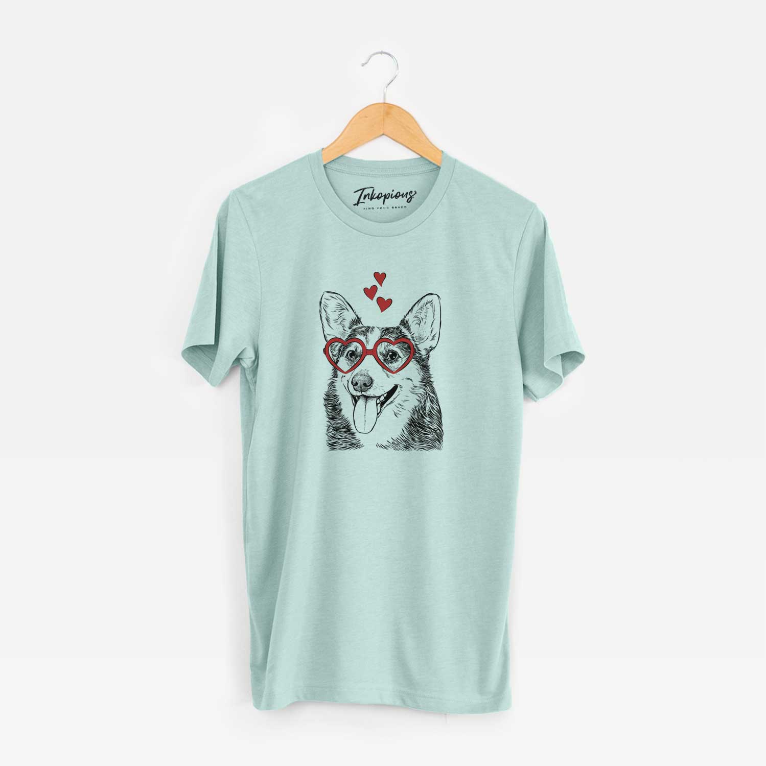 Valentine Darma the Corgi - Unisex Crewneck