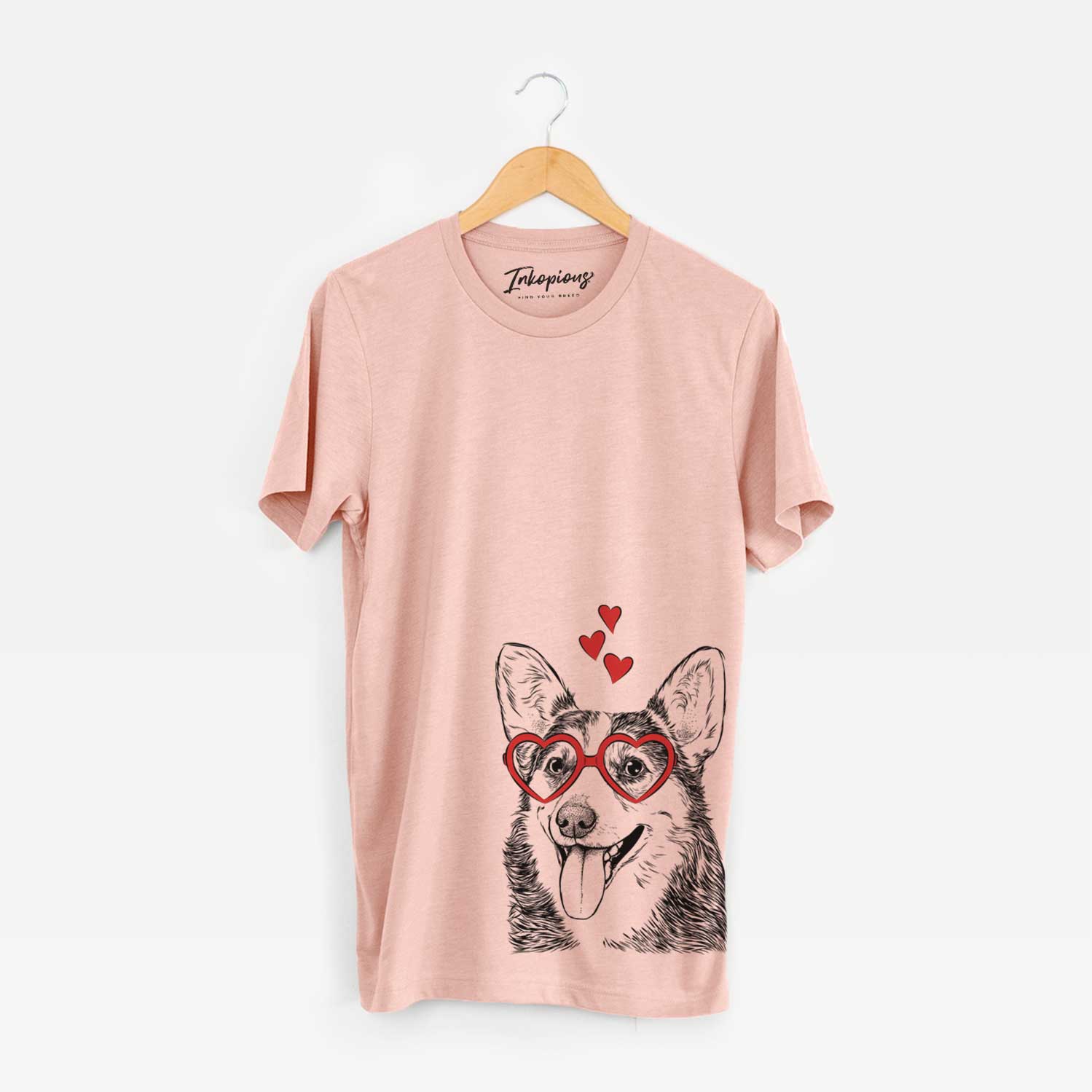 Valentine Darma the Corgi - Unisex Crewneck