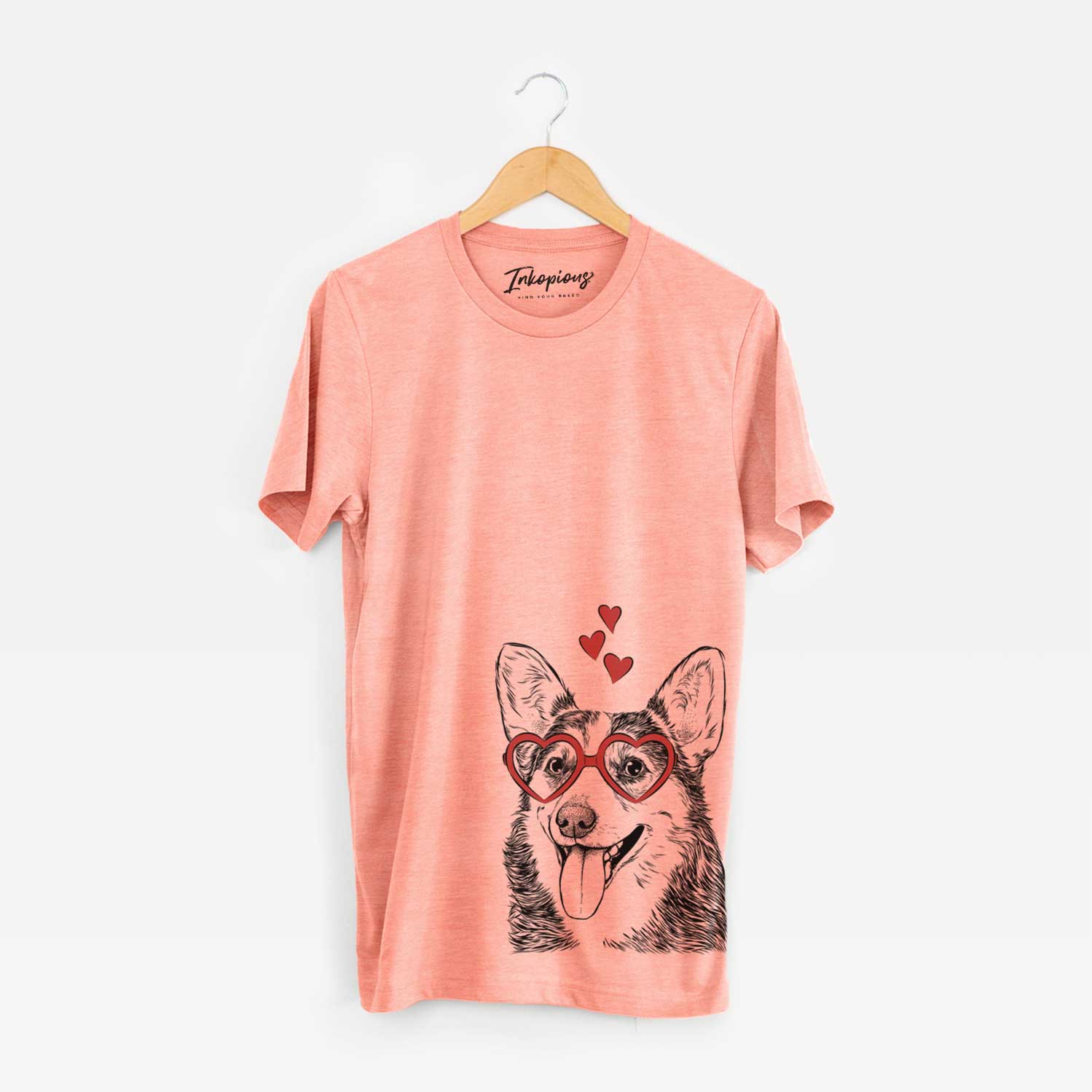 Valentine Darma the Corgi - Unisex Crewneck