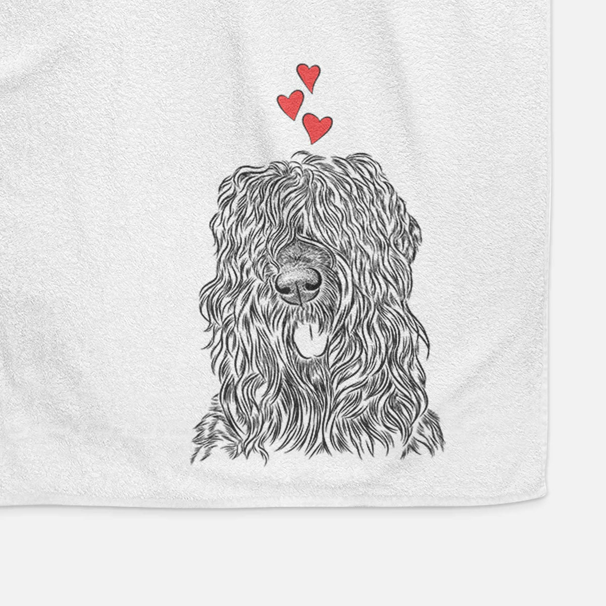 Darryl the Black Russian Terrier Decorative Hand Towel