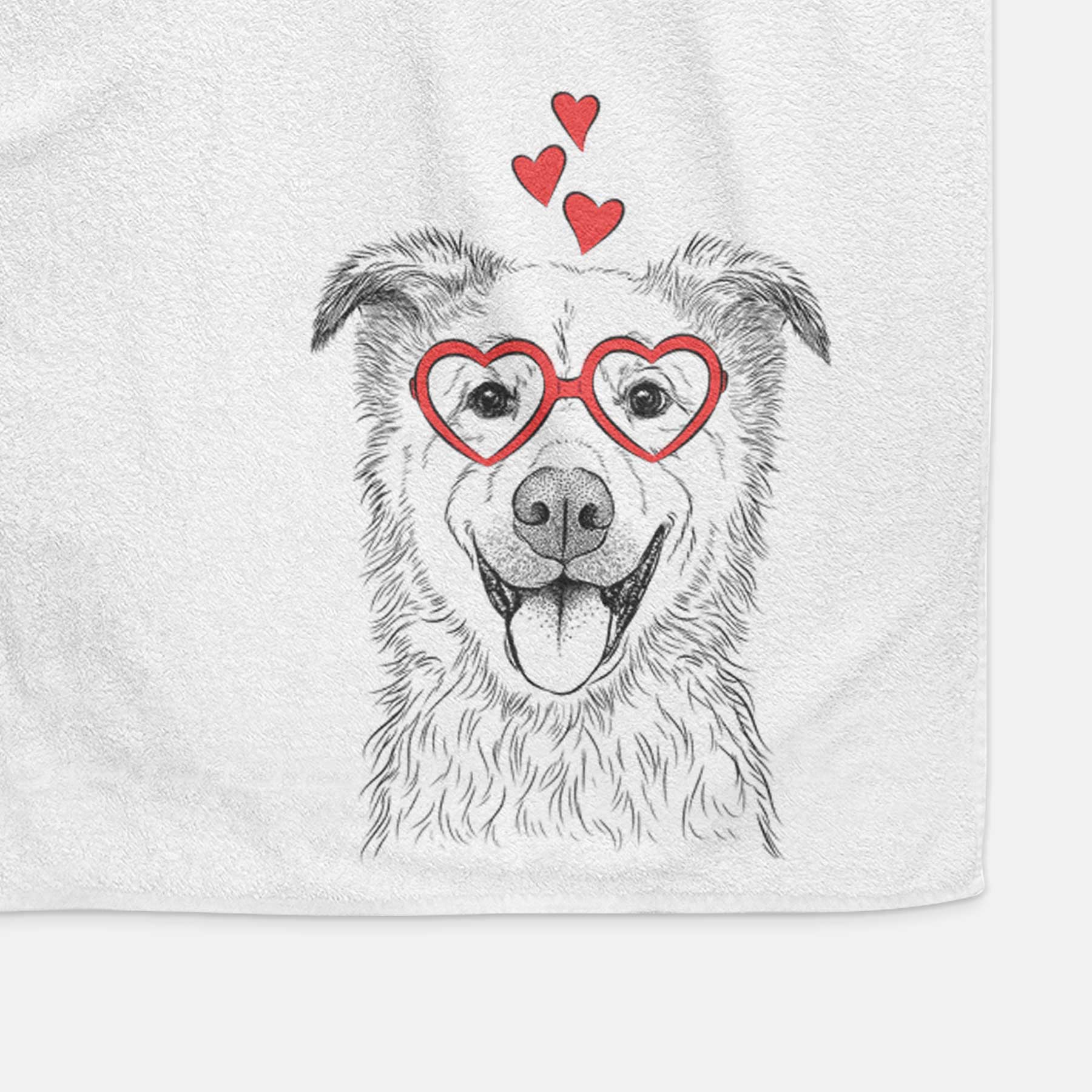 Dawson the Mixed Breed Decorative Hand Towel