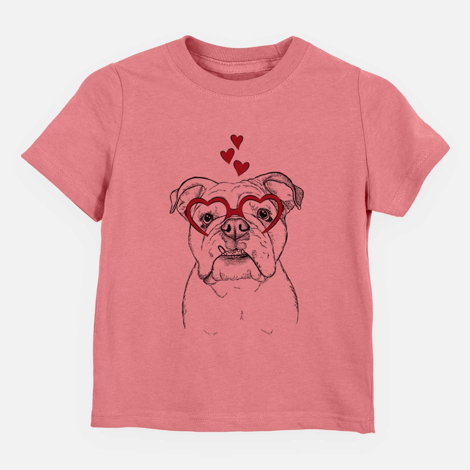 Valentine Dazy the English Bulldog - Kids/Youth/Toddler Shirt