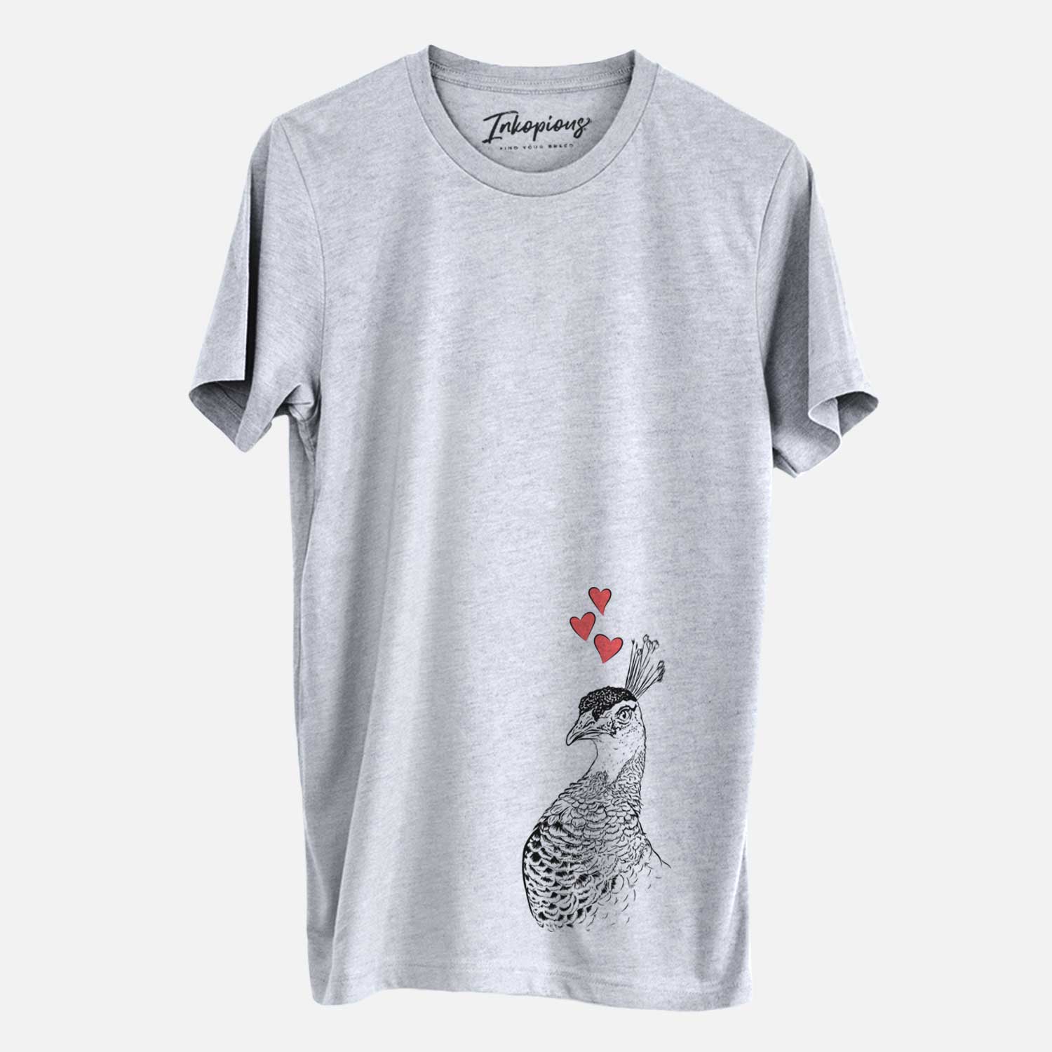 Valentine Dee the Peahen - Unisex Crewneck