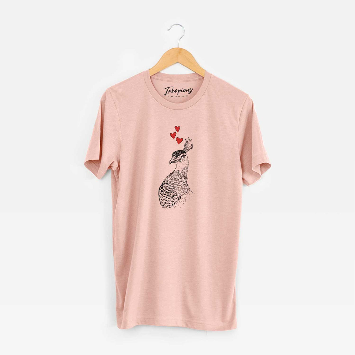 Valentine Dee the Peahen - Unisex Crewneck