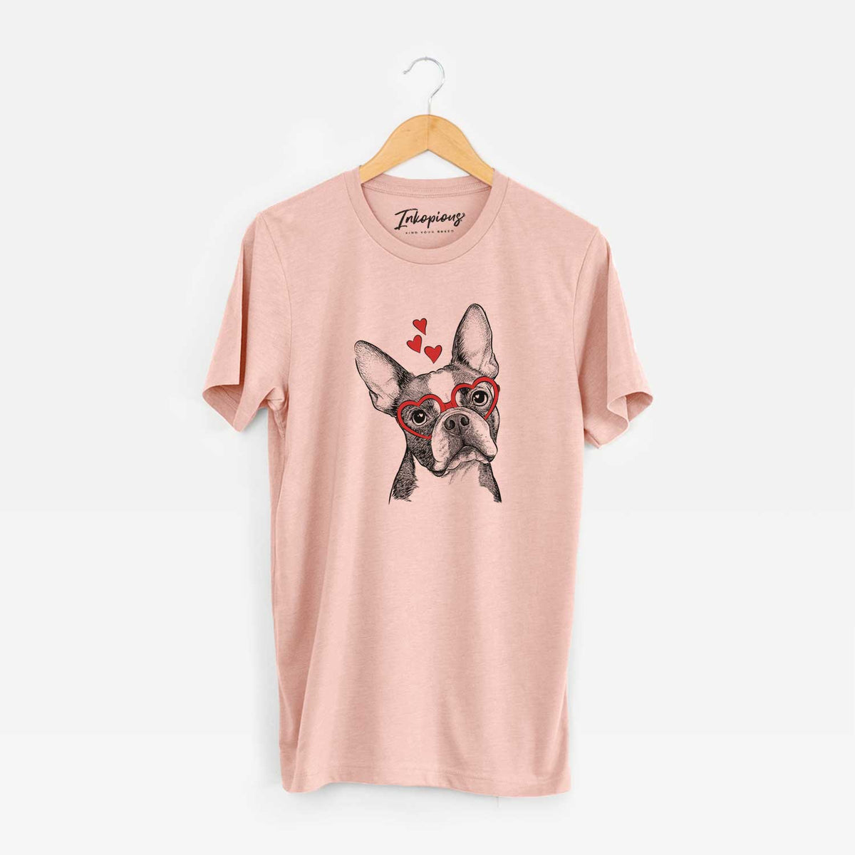 Valentine Dee Dee the Boston Terrier - Unisex Crewneck