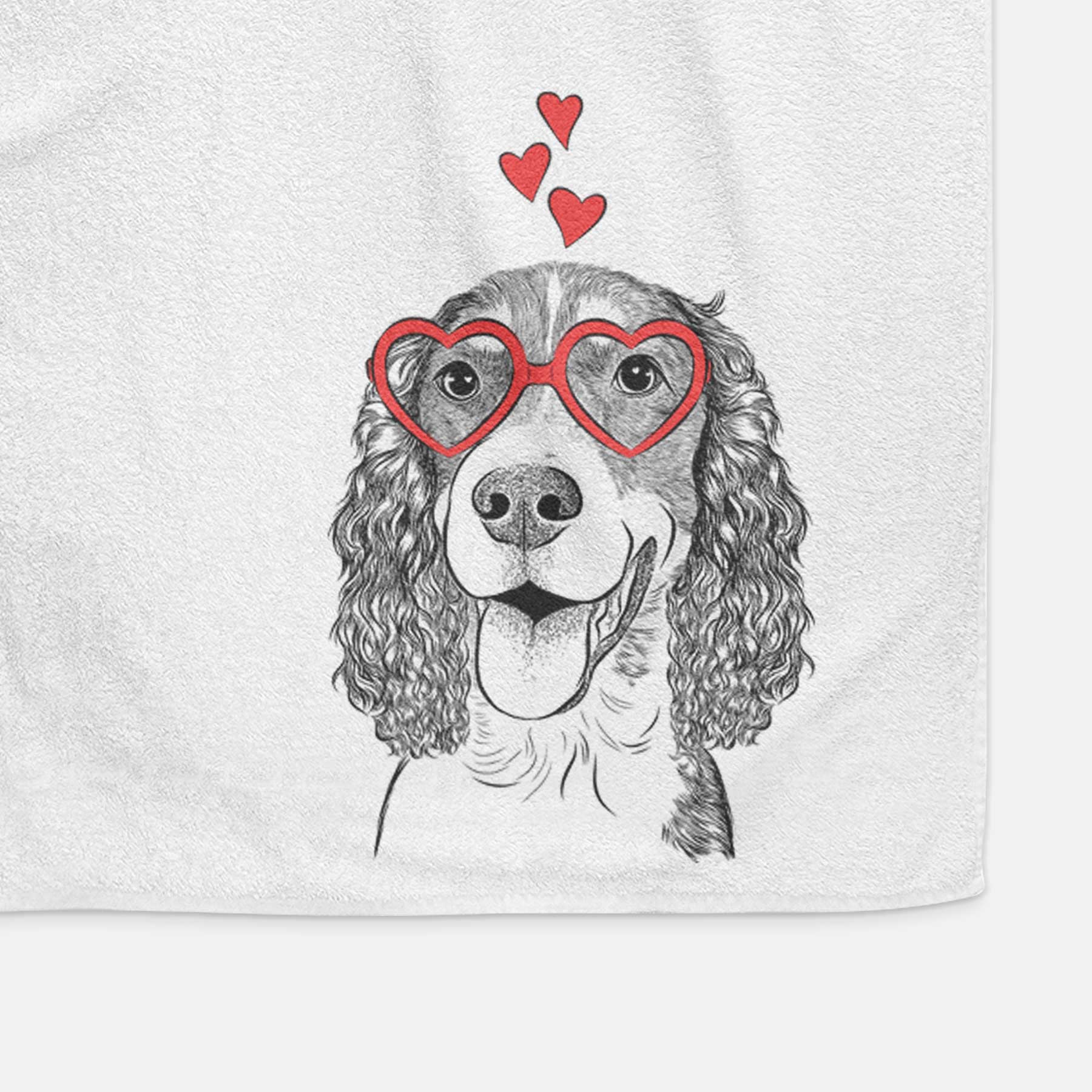 Delilah the English Springer Spaniel Decorative Hand Towel