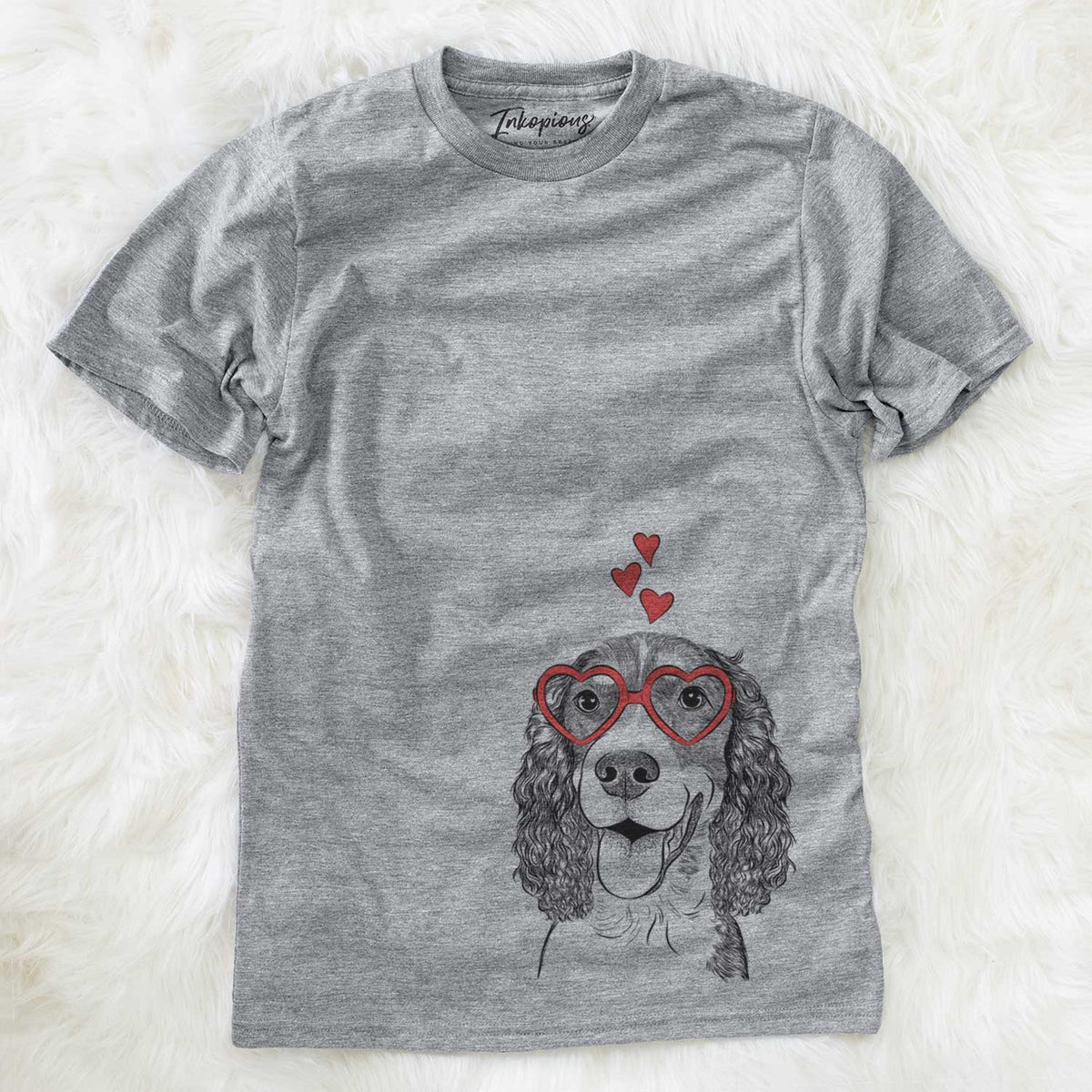 Valentine Delilah the English Springer Spaniel - Unisex Crewneck