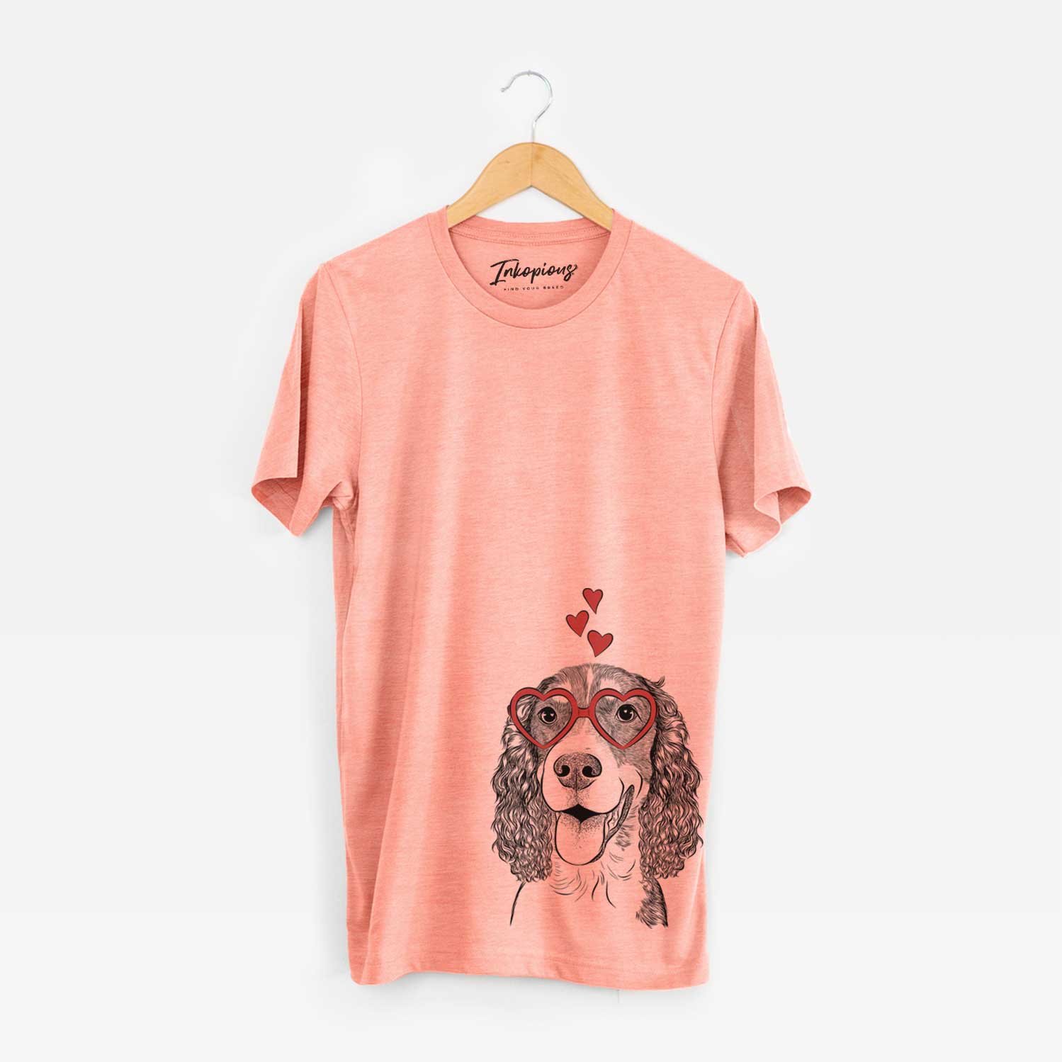 Valentine Delilah the English Springer Spaniel - Unisex Crewneck