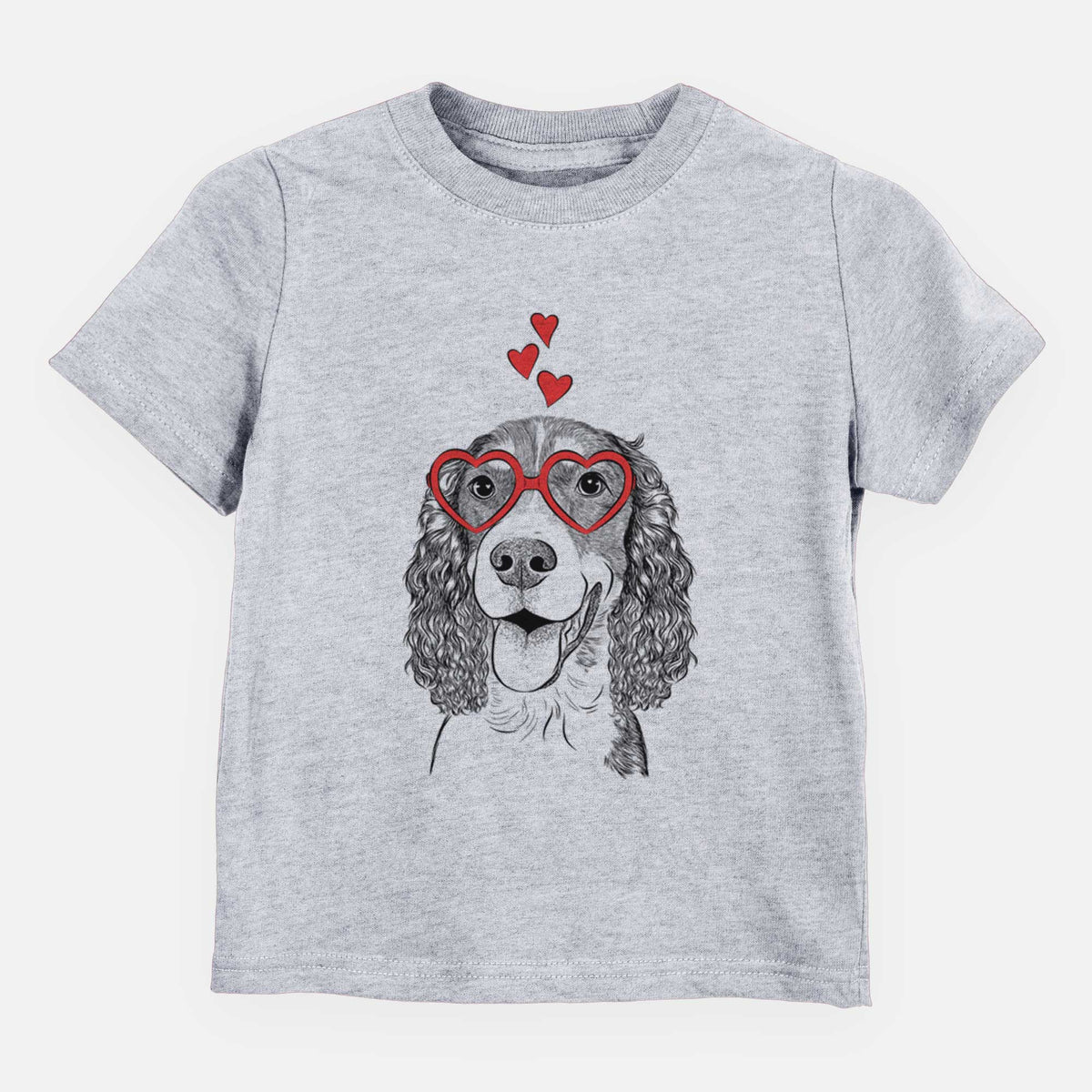 Valentine Delilah the English Springer Spaniel - Kids/Youth/Toddler Shirt