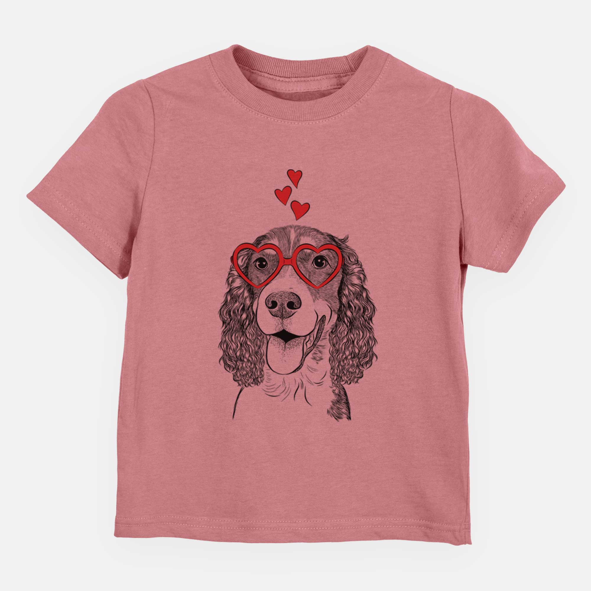 Valentine Delilah the English Springer Spaniel - Kids/Youth/Toddler Shirt