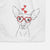 Desi the American Hairless Terrier Decorative Hand Towel