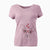 Valentine Desi the American Hairless Terrier - Women's V-neck Shirt