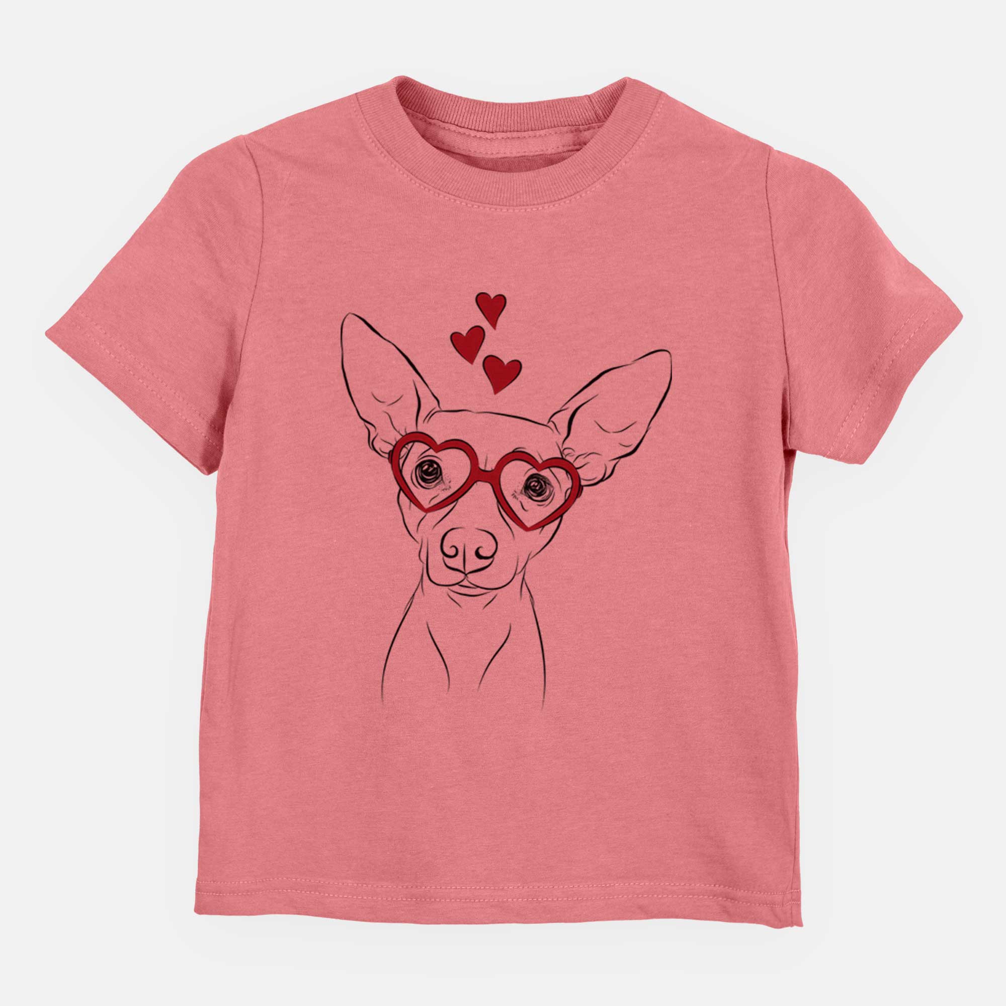 Valentine Desi the American Hairless Terrier - Kids/Youth/Toddler Shirt